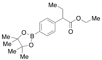 2-[4-(4,4,5,5-Tetramethyl-[1,3,2]dioxaborolan-2-yl)phenyl]butyric Acid Ethyl Ester
