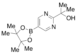 2-[5-(4,4,5,5-Tetramethyl-1,3,2-dioxaborolan-2-yl)pyrimidin-2-yl]propan-2-ol