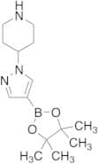 4-[4-(4,4,5,5-Tetramethyl-1,3,2-dioxaborolan-2-yl)-1H-pyrazol-1-yl]piperidine