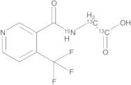 4-(Trifluoromethyl)nicotinoyl Glycine-13C2,15N