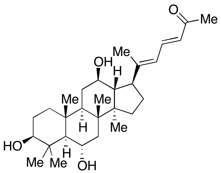(3β,​6α,​12β,​20E,​22E)​-3,​6,​12-​Trihydroxy-27-​Nordammara-​20(22)​,​23-​dien-​25-​one