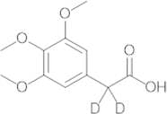 (3,4,5-Trimethoxyphenyl)acetic-α,α-d2 Acid