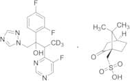 (±)-Voriconazole-d3 (1R)-(-)-10-Camphorsulfonic Acid (Mixture of Diastereomers)