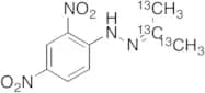 Acetone 2,4-Dinitrophenylhydrazone-13C3