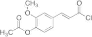 (2E)-3-[4-(Acetyloxy)-3-methoxyphenyl]-2-propenoyl Chloride