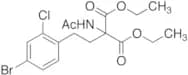2-(Acetylamino)-2-[2-(4-bromo-2-chlorophenyl)ethyl]propanedioic Acid 1,3-Diethyl Ester