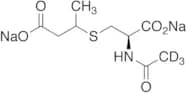 N-Acetyl-S-(3-carboxy-2-propyl)-L-cysteine-d3 Disodium Salt
