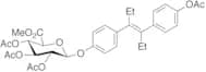 Acetyldiethylstilbestrol 2,3,4-Tri-O-acetyl-β-D-glucuronide Methyl Ester