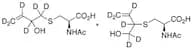 (R,S)-N-Acetyl-S-[1-(hydroxymethyl)-2-propenyl)-L-cysteine-d6 + (R,S)-N-Acetyl-S-[2-(hydroxymethyl…