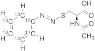 (R,E)-2-Acetamido-3-((phenyldiazenyl)thio)propanoic-13C6 Acid