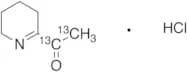 2-Acetyl-3,4,5,6-tetrahydropyridine-13C2 Hydrochloride (Technical Grade)