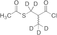 rac-3-Acetylthio-2-methylpropionyl Chloride-d5