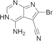 4-Amino-6-bromo-7H-pyrrolo[2,3-d]pyrimidine-5-carbonitrile