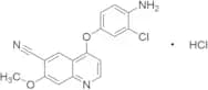 4-(4-Amino-3-chlorophenoxy)-7-methoxy-6-quinolinecarbonitrile Hydrochloride