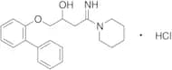 1-([1,1'-Biphenyl]-2-yloxy)-4-imino-4-(piperidin-1-yl)butan-2-ol Hydrochloride