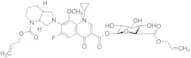 rac N-Allyloxycarbonyl cis-Moxifloxacin Acyl-β-D-glucuronide Allyl Ester