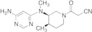 (3R,4R)-3-[(6-Amino-4-pyrimidinyl)methylamino]-4-methyl-β-oxo-1-piperidinepropanenitrile
