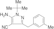 5-Amino-1-tert-butyl-3-(3-methylbenzyl)-4-cyanopyrazole