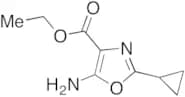 5-Amino-2-cyclopropyl-4-oxazolecarboxylic Acid Ethyl Ester
