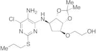 2-[[(3aR,4S,6R,6aS)-6-[[5-Amino-6-chloro-2-(propylthio)-4-pyrimidinyl]amino]tetrahydro-2,2-dimethy…