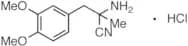 rac α-Amino-3,4-dimethoxy-α-methylbenzenepropanenitrile Hydrochloride