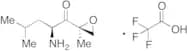 (S)-2-Amino-4-methyl-1-((S)-2-methyloxiran-2-yl)pentan-1-one Trifluoroacetate Salt