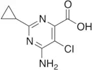 6-amino-5-chloro-2-cyclopropylpyrimidine-4-carboxylic Acid
