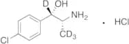 [S-(R*,S*)]-α-(1-Aminoethyl)-4-chlorobenzenemethanol Hydrochloride-d4