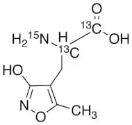 (R,S)-α-Amino-3-hydroxy-5-methyl-4-isoxazolepropionic Acid-13C2,15N