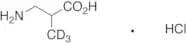 rac-3-Aminoisobutyric Acid-d3 Hydrochloride
