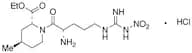 (2R,4R)1-[(2S)2-Amino-5-[[imino(nitroamino)methyl]amino]-1-oxopentyl]-4-methyl-2-piperidinecarboxy…