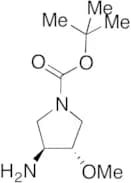 (3R,4R)-rel-3-Amino-4-methoxy-1-pyrrolidinecarboxylic Acid 1,1-Dimethylethyl Ester