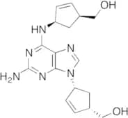 ((1S,4R)-4-(2-Amino-6-(((1R,4S)-4-(hydroxymethyl)cyclopent-2-en-1-yl)amino)-9H-purin-9-yl)cyclopen…