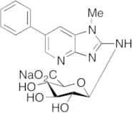 2-Amino-1-methyl-6-phenylimidazo[4,5-b]pyridine N-β-D-Glucuronide Sodium Salt