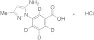 3-(5-Amino-3-methyl-1H-pyrazol-1-yl)-Benzoic Acid-d4 Hydrochloride