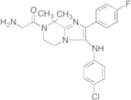 2-Amino-1-(3-((4-chlorophenyl)amino)-2-(4-fluorophenyl)-8,8-dimethyl-5,6-dihydroimidazo[1,2-a]pyra…