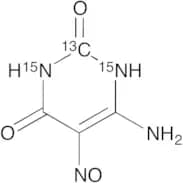 6-Amino-5-nitrosouracil-13C,15N2