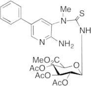 1-(2-amino-5-phenylpyridin-3-yl)-1-methylthiourea N-β-D-Glucuronide Methyl Ester Triacetate