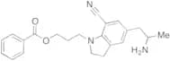 5-(2-Aminopropyl)-1-[3-(benzoyloxy)propyl]-2,3-dihydro-1H-indole-7-carbonitrile