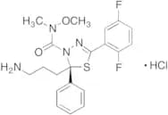 (2S)-2-(3-Aminopropyl)-5-(2,5-difluorophenyl)-N-methoxy-N-methyl-2-phenyl-1,3,4-thiadiazole-3(2H)-…