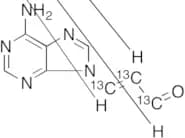 3-(6-Amino-9H-purin-9-yl)-2-propenal-13C3