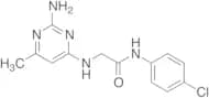 2-((2-Amino-6-methylpyrimidin-4-yl)amino)-N-(4-chlorophenyl)acetamide