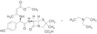 Amoxicillin (3-​Ethoxy-​1-​methyl-​3-​oxo-​1-​propenyl)​amino Diethylethanamine