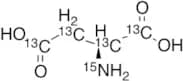 L-Aspartic-13C4, 15N Acid