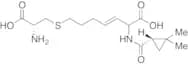 (E)-7-(((R)-2-Amino-2-carboxyethyl)thio)-2-((S)-2,2-dimethylcyclopropanecarboxamido)hept-3-enoic A…