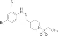 5-Bromo-3-(1-(ethylsulfonyl)piperidin-4-yl)-1H-indazole-7-carbonitrile