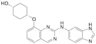 cis-4-​[[2-​(1H-​Benzimidazol-​6-​ylamino)​-​8-​quinazolinyl]​oxy]​-​cyclohexanol