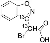 α-Bromo-1,2-benzisoxazole-3-acetic Acid-13C2