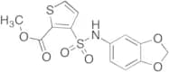 3-​[(1,​3-​Benzodioxol-​5-​ylamino)​sulfonyl]​-​methyl ester 2-​thiophenecarboxylic acid