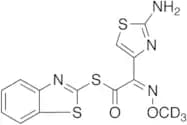S-2-Benzothiazolyl-2-amino-α-(methoxyimino)-4-thiazolethiolacetate-d3